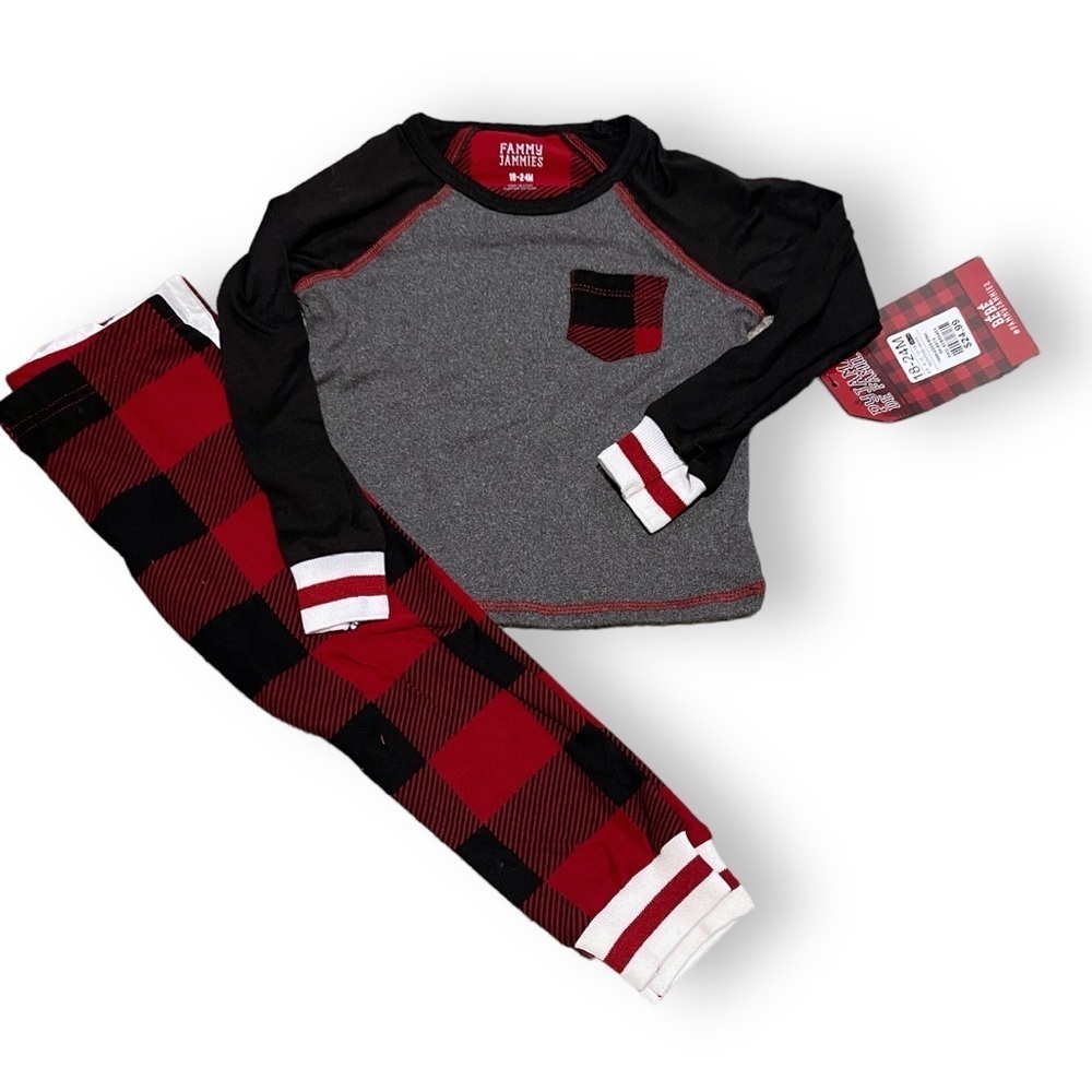 New  ultra soft plaid pyjama set​​​​